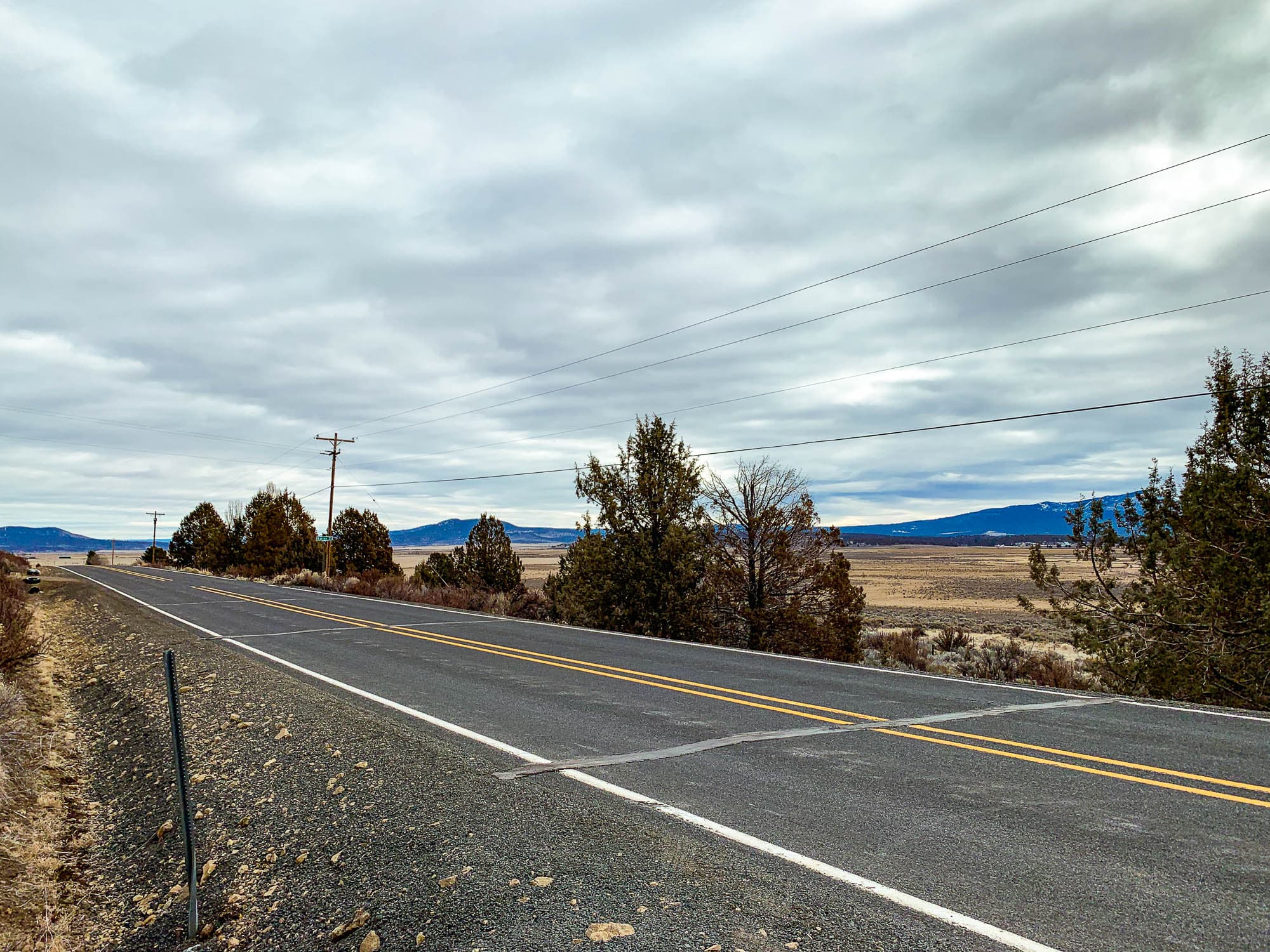 Ground-level photo of a 1.51-acre parcel in Klamath County, Oregon.